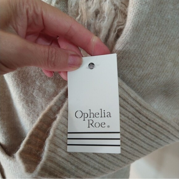 NWT Ophelia Roe Neutral Boho Western Cardigan Wrap Duster Sweater 2X - Picture 9 of 10